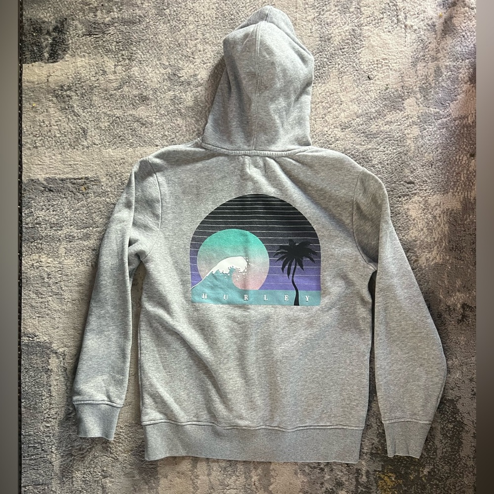 Hurley Light Gray Hoodie